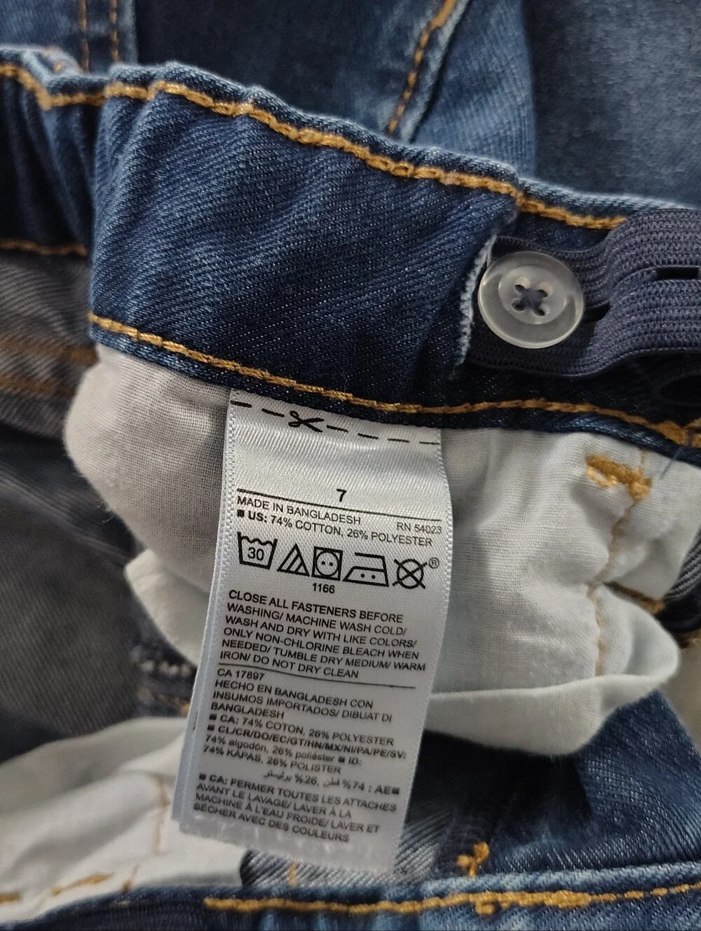 Boys Old Navy Jeans and Button Down Shirts.